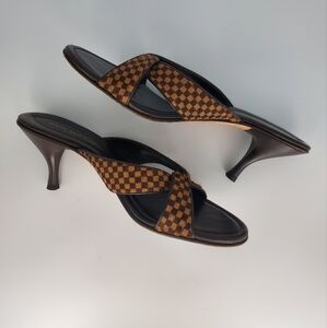 Louis Vuitton mini damier Cannes mule